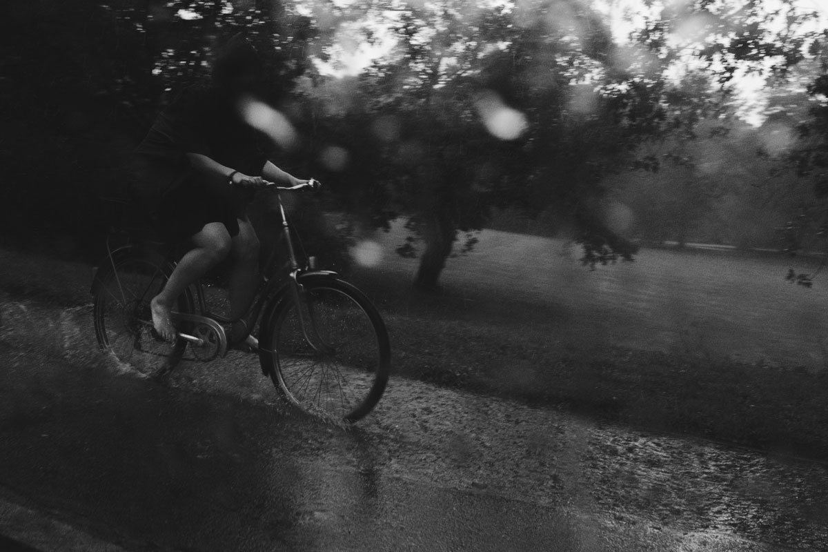 Die Fahrt im Regen